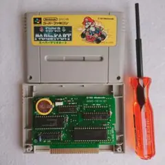 電池交換済◆スーパーマリオカート◆起動確認◆即購入OK◆スーパーファミコン