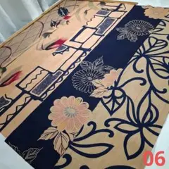 柿渋染め=半幅80cm×5柄セット　06