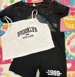 ❁⃘*メッシュ キャミ ハーフパンツ 3点セット❁⃘*