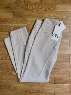 ZARA＊ベージュ＊スラックス＊パンツ＊カジュアルパンツ＊イージーパンツ＊S＊M