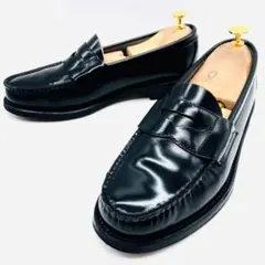 REGAL リーガル コインローファー 黒 25.5cm レザー 革靴 メンズ