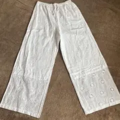 【美品】コットンワイドパンツ FAVORI Gready Brilliant