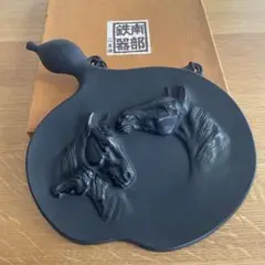 南部鉄器＊岩鋳＊鉄製＊馬 ＊壁掛け