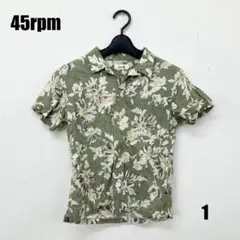 ◯0239M◯ 45rpm 半袖シャツ 男性