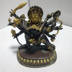 アンティーク★合金銅【抱き合う仏像　ヤブユム　法身普賢像】◆高さ約18.5cm アンティーク☆合金銅【抱き合う仏像 ヤブユム 法身普賢像】◇高