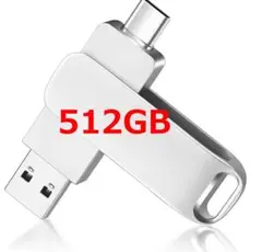 USBメモリ 512GB メモリカード Type-C 2in1 タイプC 大容量