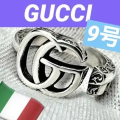 美品❗️GUCCI アラベスクキーモチーフリング 指輪 9号