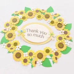 お花たっぷりセット【177】ペーパーフラワー　誕生日、推し活、カード、寄せ書き