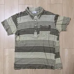melple ボーダー ポロシャツ M