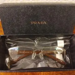 PRADA メガネ 中古 少しの度あり 美品