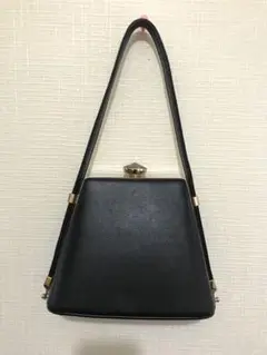 ヴィンテージ 可愛い三角がま口バッグ