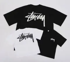 韓国子供服 Stüssy ロゴ Tシャツ ホワイト140センチ