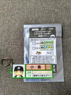 千葉ロッテマリーンズ　パワプロ　コラボ キーホルダー　14 小島