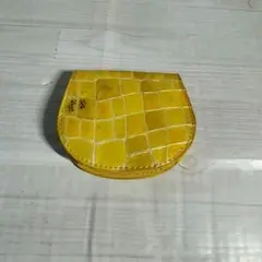 未使用 コッコフィオーレ ☆コッコペルラ エナメルレザー ボックス コインケース ブランドファッション - 未使用 コッコフィオーレ