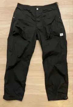 ササフラス　digs crew pants 4/5 ブラック　Mサイズ