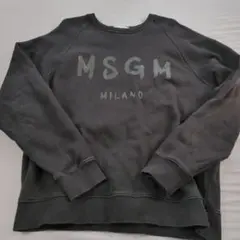MSGM ブラック スウェット トレーナー