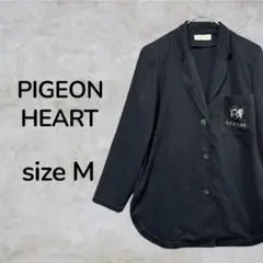 PIGEON HEART アウター　ジャケット　ブラック　サイズM シングル