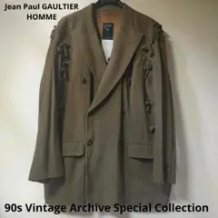 90s★Jean Paul Gaultier HOMME★ショート丈 コート★黒 90s☆Jean Paul Gaultier HOMME☆ショート丈 コート☆黒