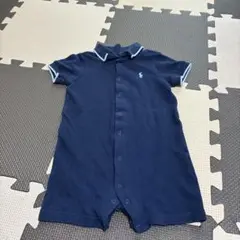 ポロラルフローレン　ロンパース　半袖　紺色