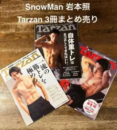 SnowMan 岩本照 表紙 雑誌Tarzan ターザン 3冊まとめ売り