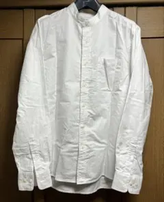 グローバルワークGLOBALWORK イージーケアオックス バンドカラーシャツS