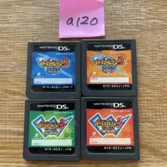 a120 イナズマイレブンゲームソフト4本セット スパーク　ボンバー