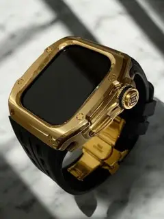 46m Series 10 ステンケース ラバー アップルウォッチgold