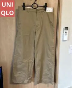 新品　UNIQLO コットンバギーパンツ 32 Ｗ79cm