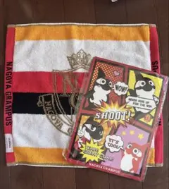 名古屋グランパス グランパスくん ハンドタオル 下敷き