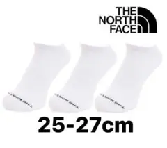 THE NORTH FACE ホワイトソックス 3足セット 25-27cm