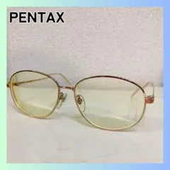 PENTAX ペンタックス　眼鏡フレーム　眼鏡　ゴールド　ピンク　ヴィンテージ