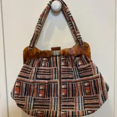 【希少品】ビンテージ　 和装ビーズバッグ