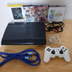 PlayStation 3 本体 4300c ホワイトコントローラー付き ゲーム