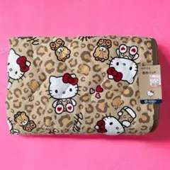 敷パッド　シングル　ハローキティ　しまむらコラボ　ヒョウ柄　レオパード柄
