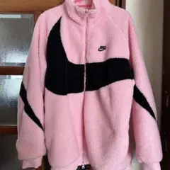 NIKE ボアフリースジャケット ピンク XL