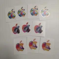 Apple ロゴ ステッカーセット 10枚