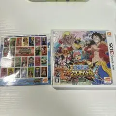 3DS ワンピース 超グランドバトル!X 非売品ステッカー3枚付き　端子清掃済み