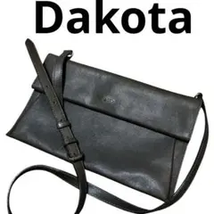 Dakotaダコタ 斜め掛けレザーショルダーバック　クラッチバッグ　2way