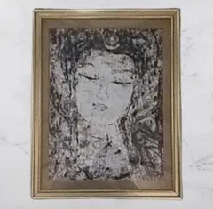 タリズマニック•アート「豊財 招福 大黒天」孔柏基 作 タリズマンアート 豊財招福 大黒天 手刷りシルクスクリーン絵画