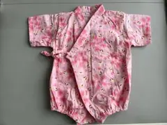 甚平ロンパース 80cm うさぎ，