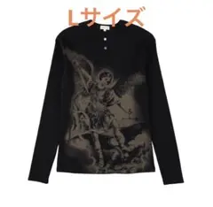 vallad サーマル　lサイズ VALLAD V HENRY NECK L/S ブラック Lサイズ iO着用 サーマル