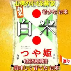 新米「 極 」つや姫 ほれぼれ 特大粒 玄米 5キロ「標準 白米に精米」