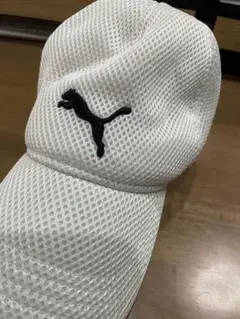 PUMA ホワイト メッシュキャップ