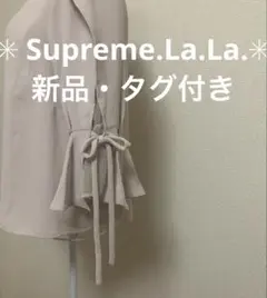 ✳︎新品・タグ付き✳︎ Supreme.La.La.リボンスリーブブラウス