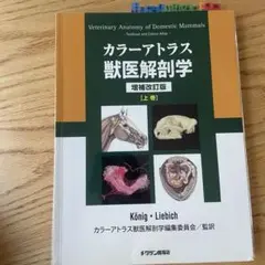 カラーアトラス獣医解剖学 上巻 - メルカリ