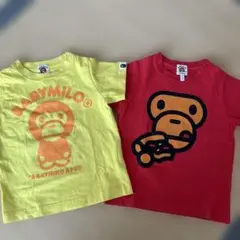 BABYMILO Tシャツセット イエロー レッド