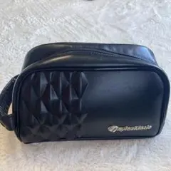 TaylorMade 黒 中型ポーチ