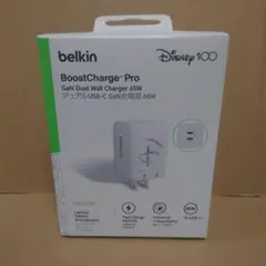belkin　PD/PPS 65W USB-C充電器　ディズニー100周年