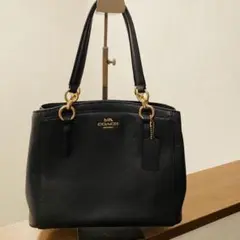極美品✨コーチ 2way ショルダーバッグ サフィアーノレザー ブラック