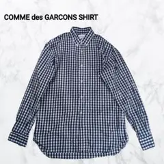【美品】コムデギャルソンシャツ ギンガムチェック ドレスシャツ